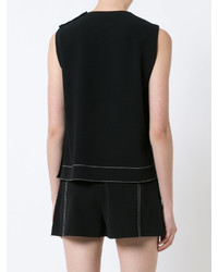 schwarze Bluse von Derek Lam 10 Crosby