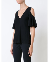 schwarze Bluse von Derek Lam