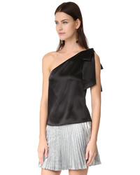 schwarze Bluse von Zac Posen