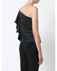 schwarze Bluse von Zac Posen