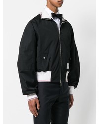 schwarze Bomberjacke von Thom Browne