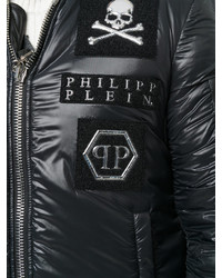 schwarze Bomberjacke von Philipp Plein