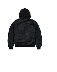 schwarze Bomberjacke von Alpha Industries