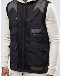 schwarze Bomberjacke von Asos