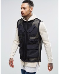 schwarze Bomberjacke von Asos