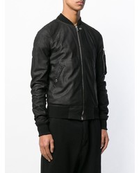 schwarze Bomberjacke von Rick Owens