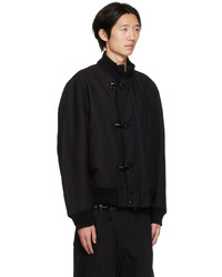 schwarze Bomberjacke von Engineered Garments