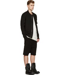 schwarze Bomberjacke von Rick Owens