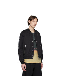 schwarze Bomberjacke von Balmain