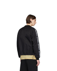 schwarze Bomberjacke von Balmain