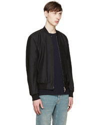 schwarze Bomberjacke von DSQUARED2