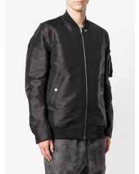 schwarze Bomberjacke von Rick Owens