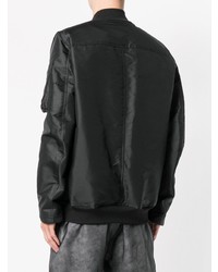 schwarze Bomberjacke von Rick Owens