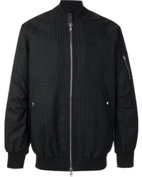 schwarze Bomberjacke