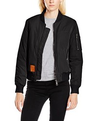 schwarze Bomberjacke von Bombers Original