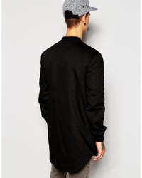 schwarze Bomberjacke von Asos