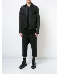 schwarze Bomberjacke von Rick Owens