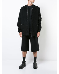 schwarze Bomberjacke von Rick Owens