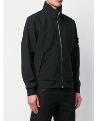 schwarze Bomberjacke von Stone Island