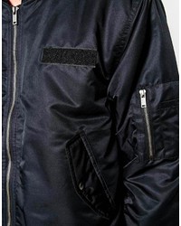 schwarze Bomberjacke von Cheap Monday