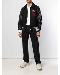 schwarze Bomberjacke von Burberry