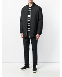 schwarze Bomberjacke von McQ Alexander McQueen