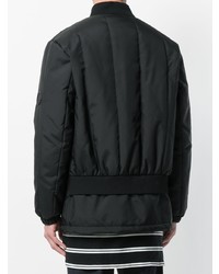 schwarze Bomberjacke von McQ Alexander McQueen