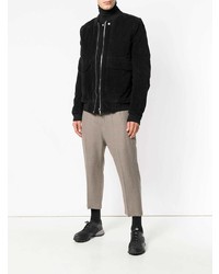 schwarze Bomberjacke von Rick Owens DRKSHDW