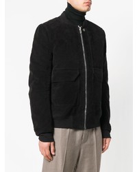 schwarze Bomberjacke von Rick Owens DRKSHDW