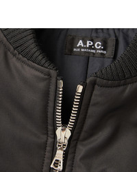 schwarze Bomberjacke von A.P.C.