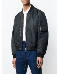 schwarze Bomberjacke von Burberry