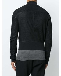 schwarze Bomberjacke von Rick Owens