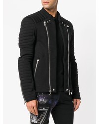 schwarze Bomberjacke von Balmain