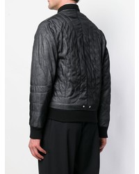 schwarze Bomberjacke von Jil Sander