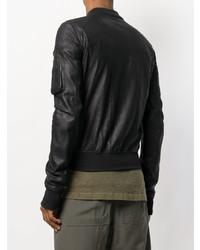 schwarze Bomberjacke von Rick Owens