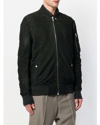 schwarze Bomberjacke von Rick Owens