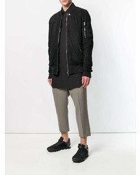 schwarze Bomberjacke von Rick Owens