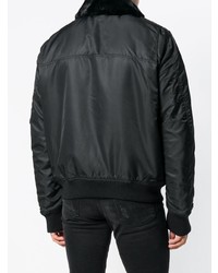 schwarze Bomberjacke von Diesel