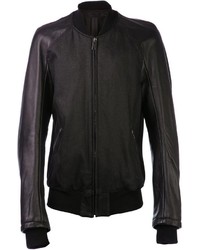 schwarze Bomberjacke von Gareth Pugh