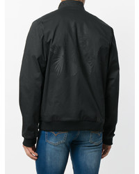 schwarze Bomberjacke von Versace Jeans