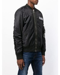 schwarze Bomberjacke von Diesel