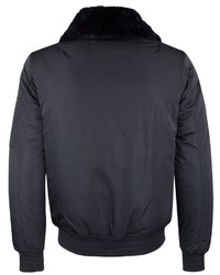 schwarze Bomberjacke von Homebase