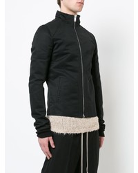 schwarze Bomberjacke von Rick Owens