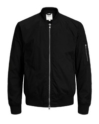 schwarze Bomberjacke von Jack & Jones