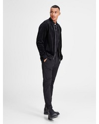 schwarze Bomberjacke von Jack & Jones