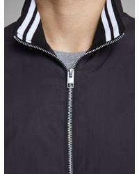 schwarze Bomberjacke von Jack & Jones