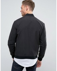 schwarze Bomberjacke von Jack and Jones