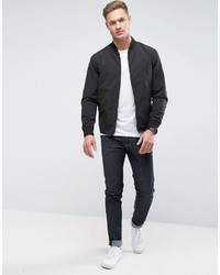 schwarze Bomberjacke von Jack and Jones