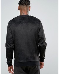 schwarze Bomberjacke von Asos