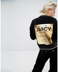 schwarze Bomberjacke von Juicy Couture